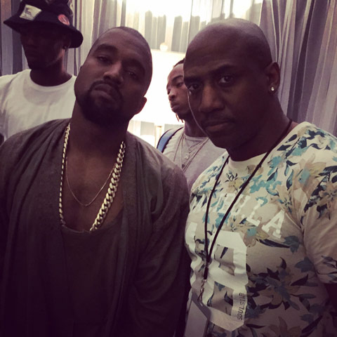 Craig with Kanye West